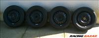 Eladó 4db 15-ös 4x114.3-as Honda-Rover lemezfelni 185/60R15 Hankook téli gumival