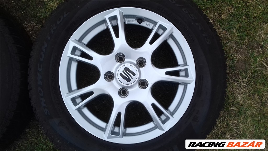  5x112 lyukosztású 6J 15" használt alufelni Seat Skoda Vw  2. kép
