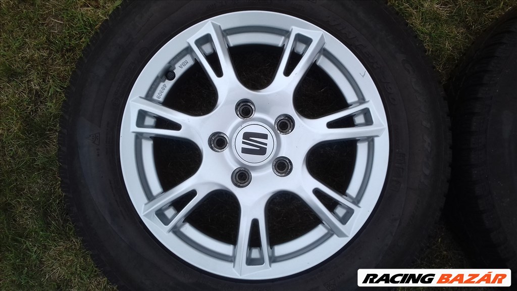  5x112 lyukosztású 6J 15" használt alufelni Seat Skoda Vw  4. kép