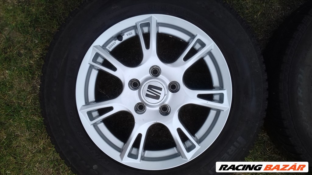  5x112 lyukosztású 6J 15" használt alufelni Seat Skoda Vw  5. kép