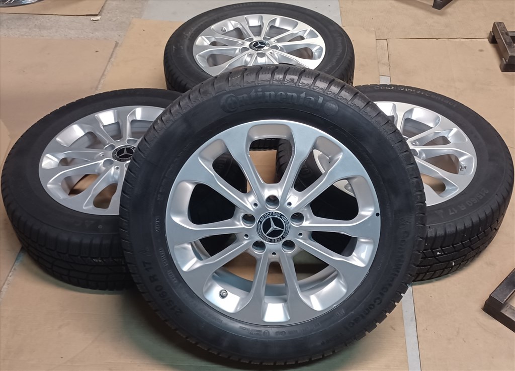  Mercedes W156 GLA GLB 5x112 6,5x17 215/60 R17 téli gumik 4db 2. kép