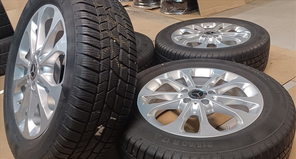  Mercedes W156 GLA GLB 5x112 6,5x17 215/60 R17 téli gumik 4db 3. kép