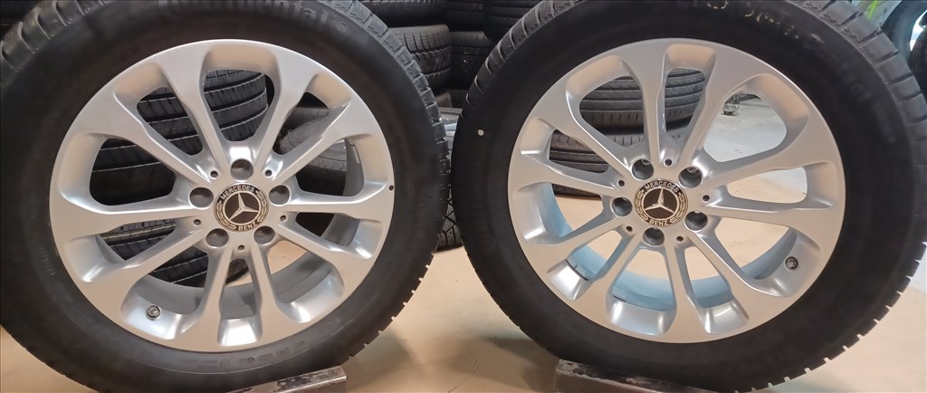  Mercedes W156 GLA GLB 5x112 6,5x17 215/60 R17 téli gumik 4db 5. kép