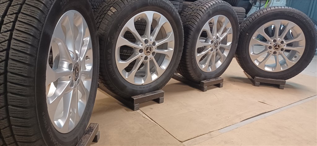  Mercedes W156 GLA GLB 5x112 6,5x17 215/60 R17 téli gumik 4db 7. kép