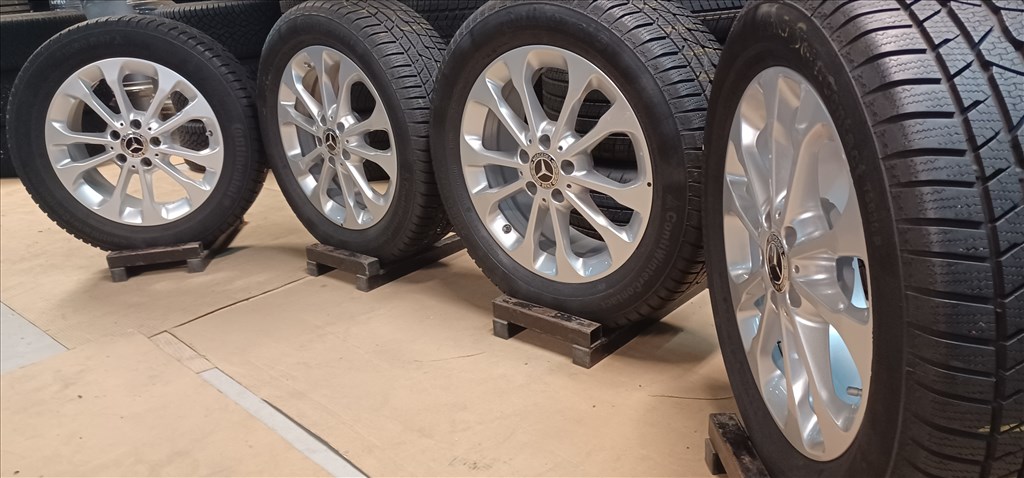  Mercedes W156 GLA GLB 5x112 6,5x17 215/60 R17 téli gumik 4db 8. kép