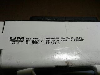 Opel Astra G Fűtéskapcsoló *29372* behr-9400173 gm-90560365 3. kép