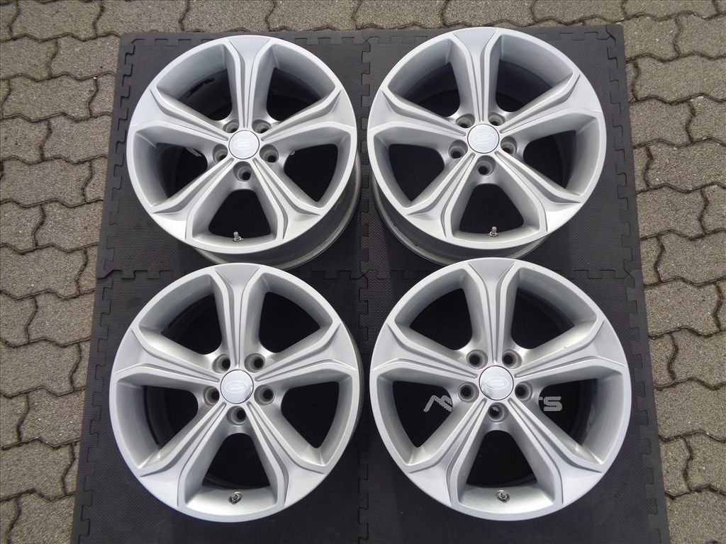 Land Rover gyári alufelni 17-es, 5×108-as osztó szenzorral újszerűen eladó.  1. kép