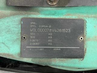 OPEL CORSA B (73, 78, 79) Csomagtérajtó Zárszerkezet 14. kép