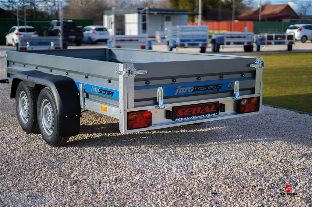 Új Faro Solidus MAX 300 EXTRA ERŐS (2500kg) fékes utánfutó 1.514.000 Ft helyett br. 1.399.000 Ft 2. kép