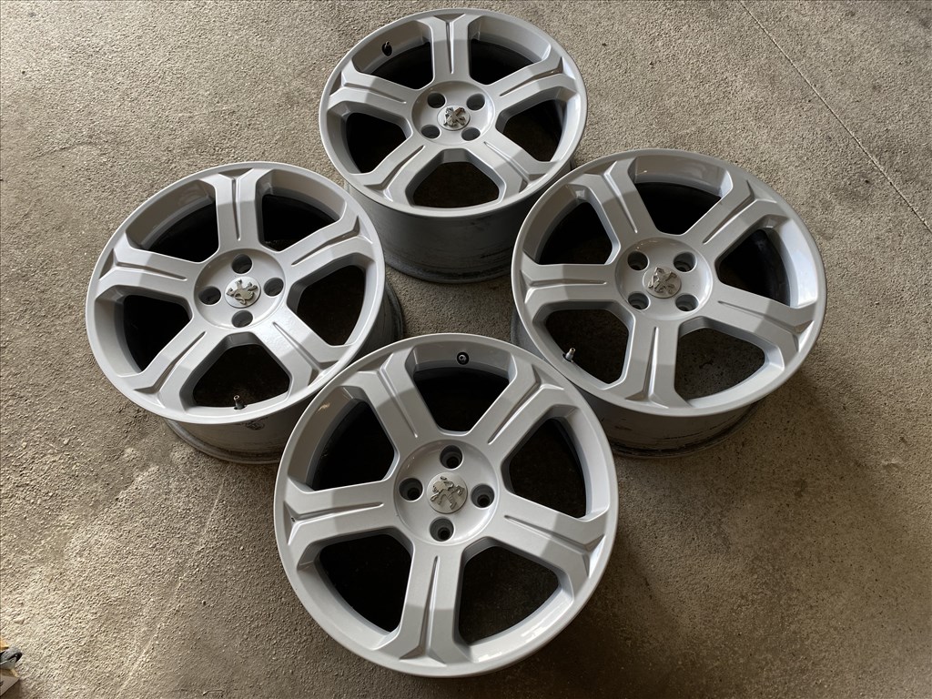 18-as, 4x108 -as újszerű gyári Peugeot alufelni 3. kép