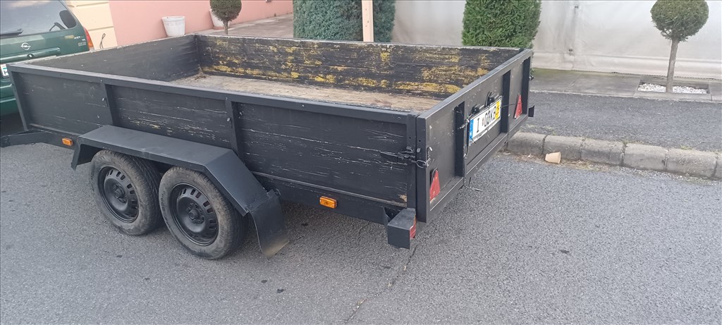 Duplatengelyes nagyméretű utánfutó eladó  5. kép