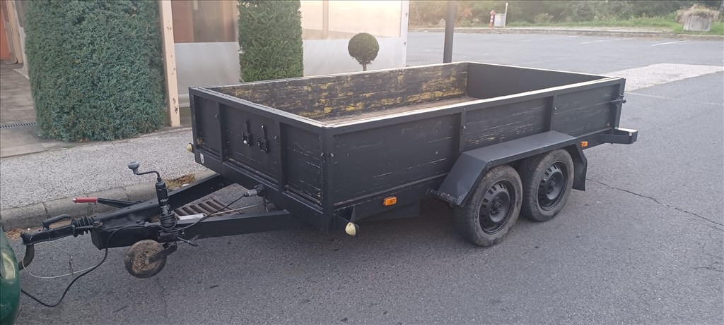 Duplatengelyes nagyméretű utánfutó eladó  6. kép