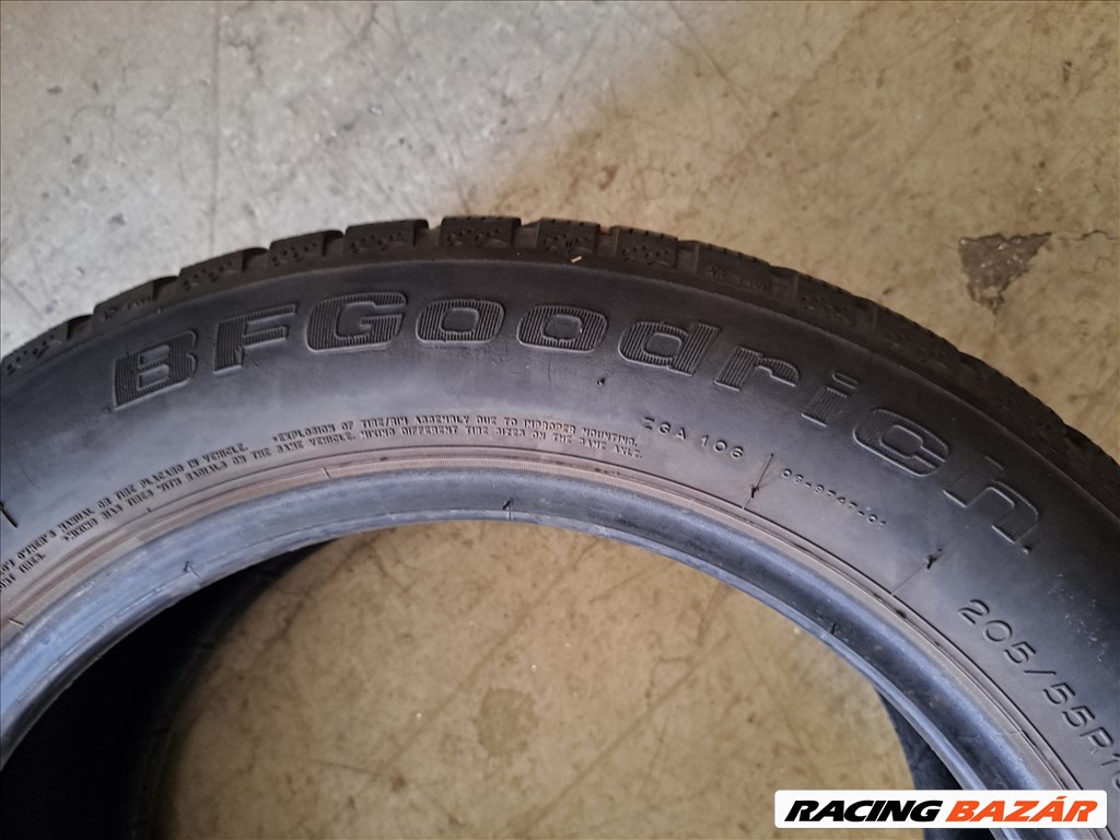 4db 205/55 R16 BF Goodrich g-force Winter téli gumi eladó! ára! 6500Ft/db 5mm minta 5. kép