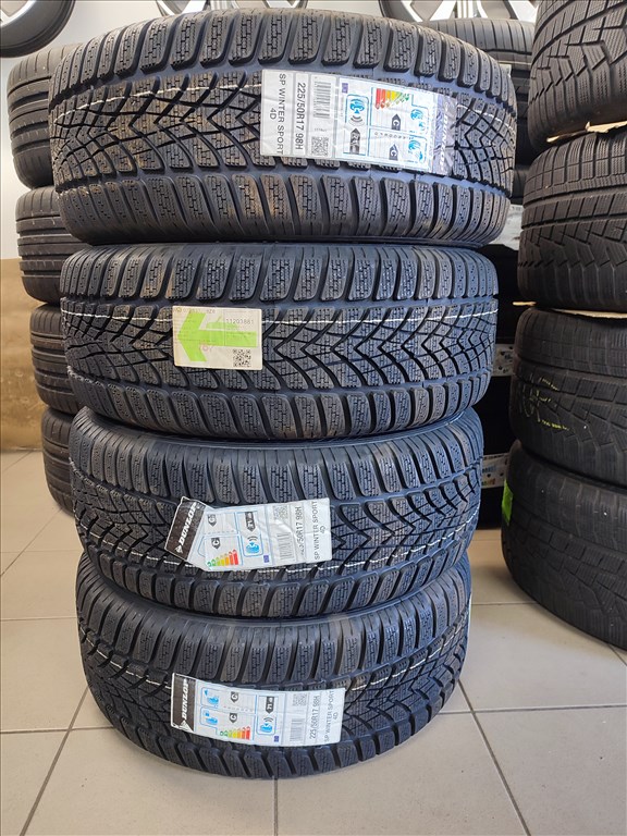 225/50-17 új Dunlop téligumi garnitúra! 1. kép