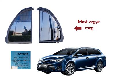 Toyota Avensis kombi T27 háromszög ablak, ajtó háromszög üveg 43R006723 DOT24M101AS3