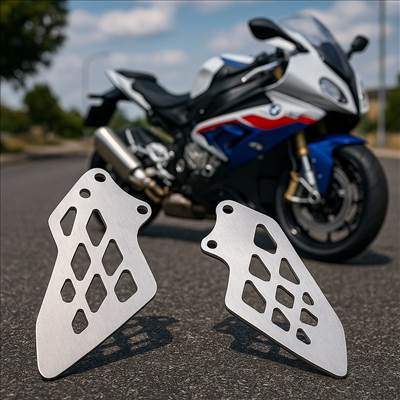 BMW S1000RR K46 Facelift (2015–19) gyári lábvédő, hátsó féktárcsavédő csz 46718536861 46718536862