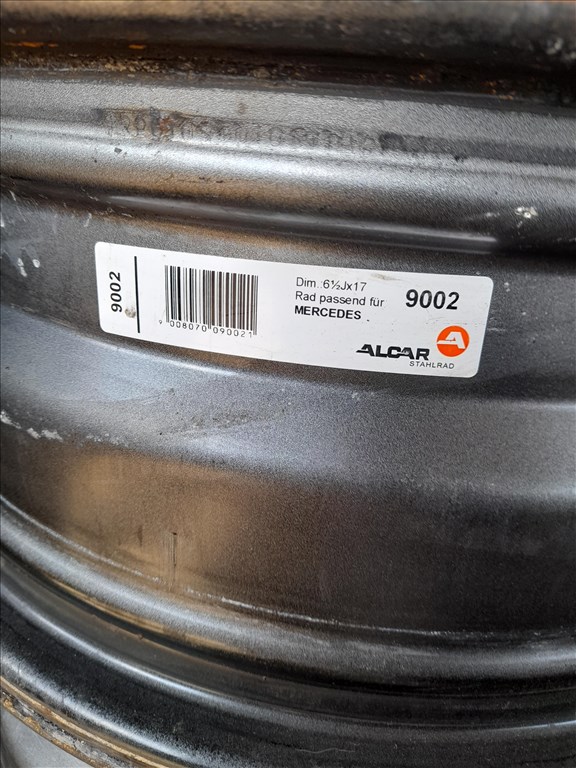  5x112 lyukosztású 6,5JJ 17" használt lemezfelni 4. kép