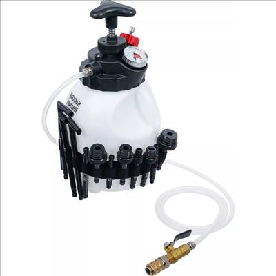 BGS Kézi pumpás váltóolaj betöltő készlet, 3l, 12 adapterrel - BGS-74264