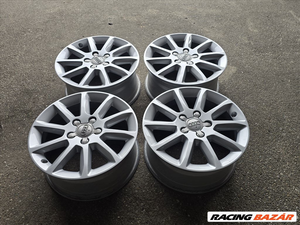 16"-os,  5x112-es újszerű gyári Audi alufelni 2. kép