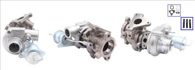 Turbó - Turbófeltöltő ETE 49173-02010 for MITSUBISHI, MERCEDES-BENZ, SMART