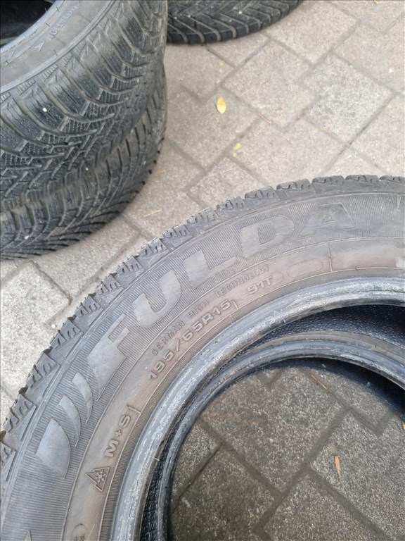  195/6515" újszerű Fulda Montero 3 téli gumi 2db  6. kép