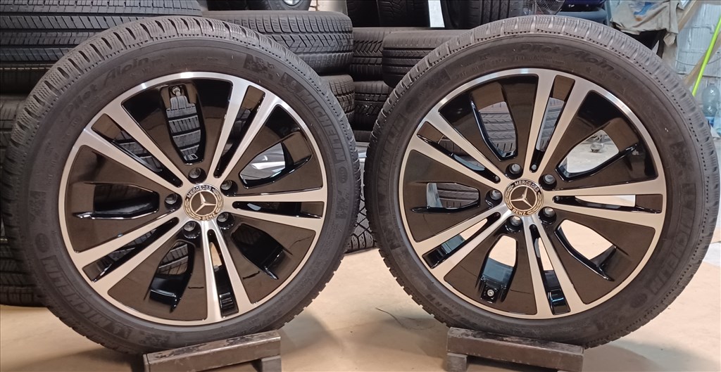 Mercedes W213 E 5x112 8x18 ET43 245/45 R18 téli gumikkal 4db 5. kép