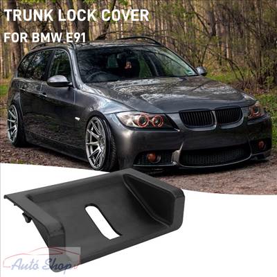 BMW Gyári E90 , E91 , Lci Csomatér zár burkolat fekete Évj.: 2004 - 2011 51479142418
