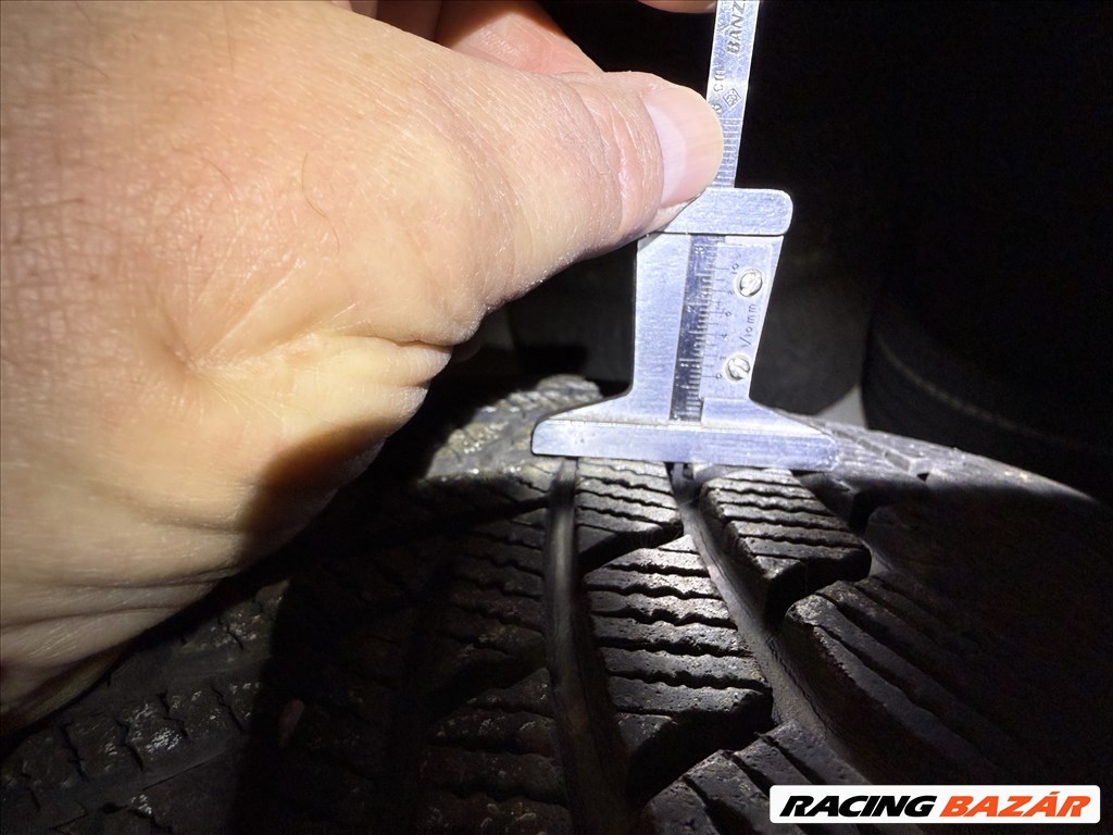  AUDI gyári 7*16" alufelni 205/55R16 91T használt Continental téli gumival eladó 6. kép