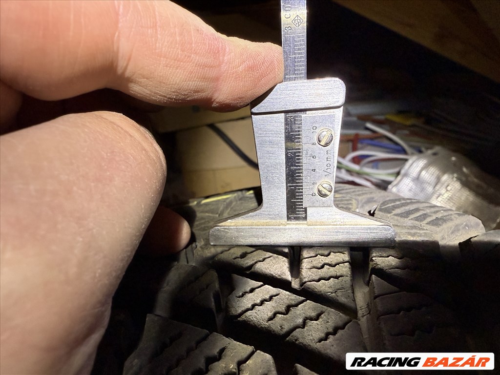  AUDI gyári 7*16" alufelni 205/55R16 91T használt Continental téli gumival eladó 7. kép