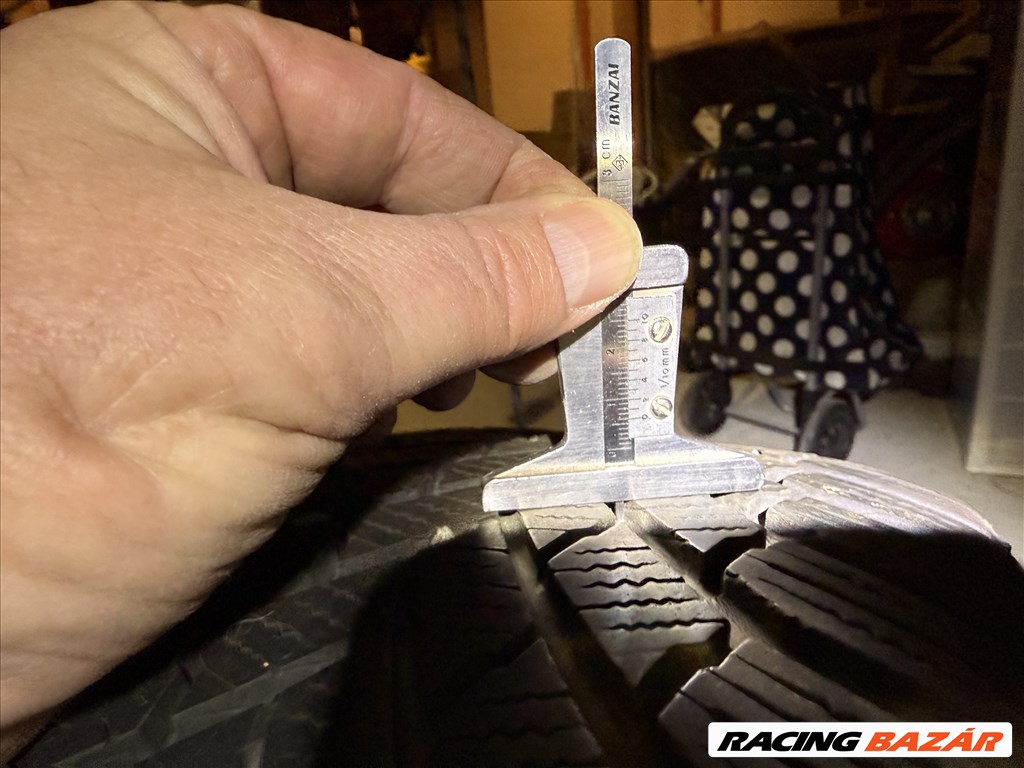  AUDI gyári 7*16" alufelni 205/55R16 91T használt Continental téli gumival eladó 8. kép