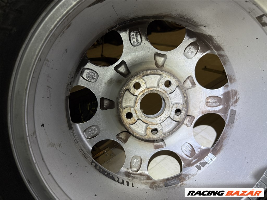  AUDI gyári 7*16" alufelni 205/55R16 91T használt Continental téli gumival eladó 10. kép