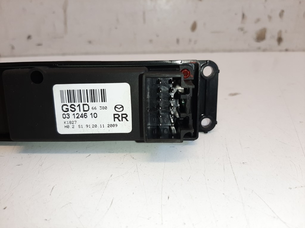 Mazda 6 (GH) jobb hátsó ablakemelõ kapcsoló GS1D66380 3. kép