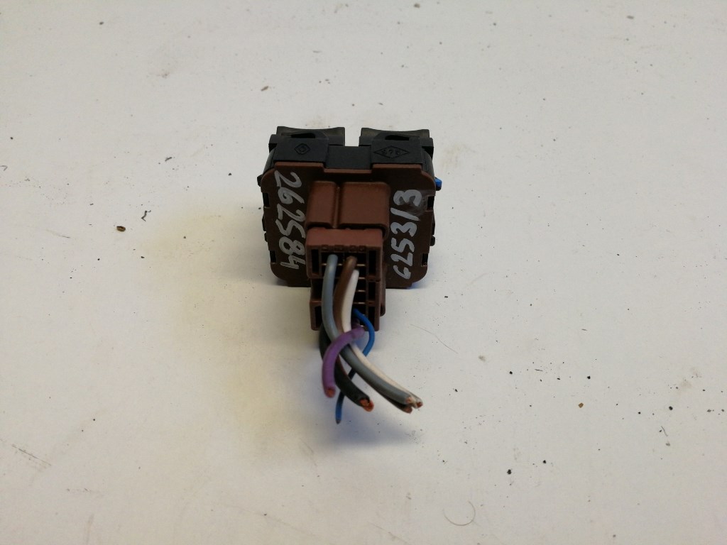 Renault Clio bal elsõ ablakemelõ kapcsoló 254113300R 2. kép