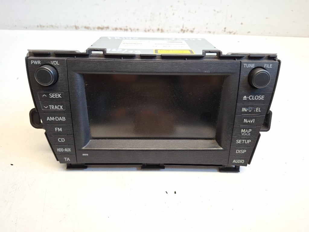 Toyota prius (XW30) rádio 8612047400 1. kép