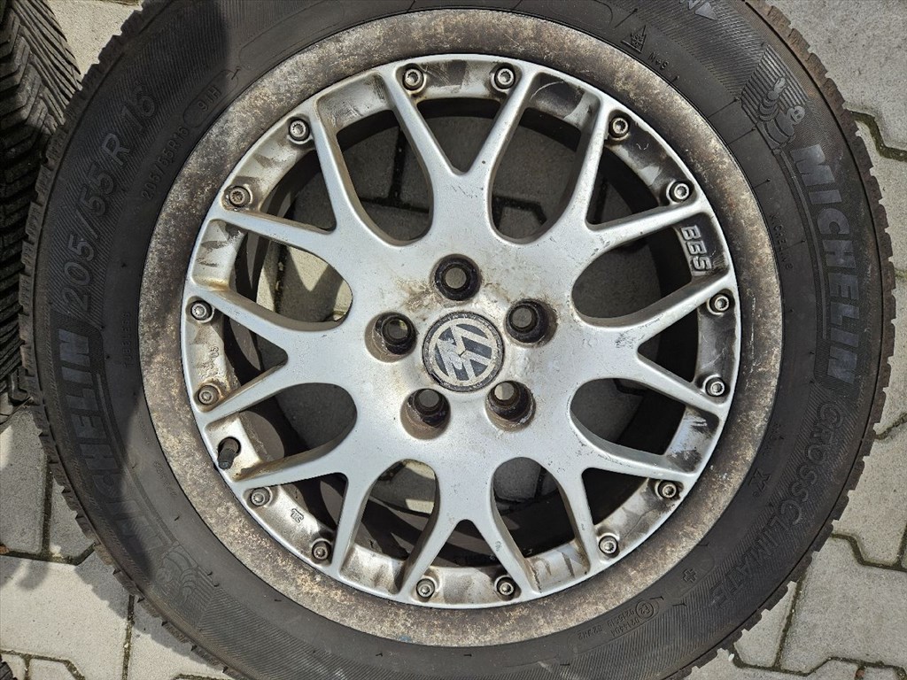  5x100 16" BBS alufelni garnitúra Michelin négyévszakos gumikkal (18481, 26154) 3. kép