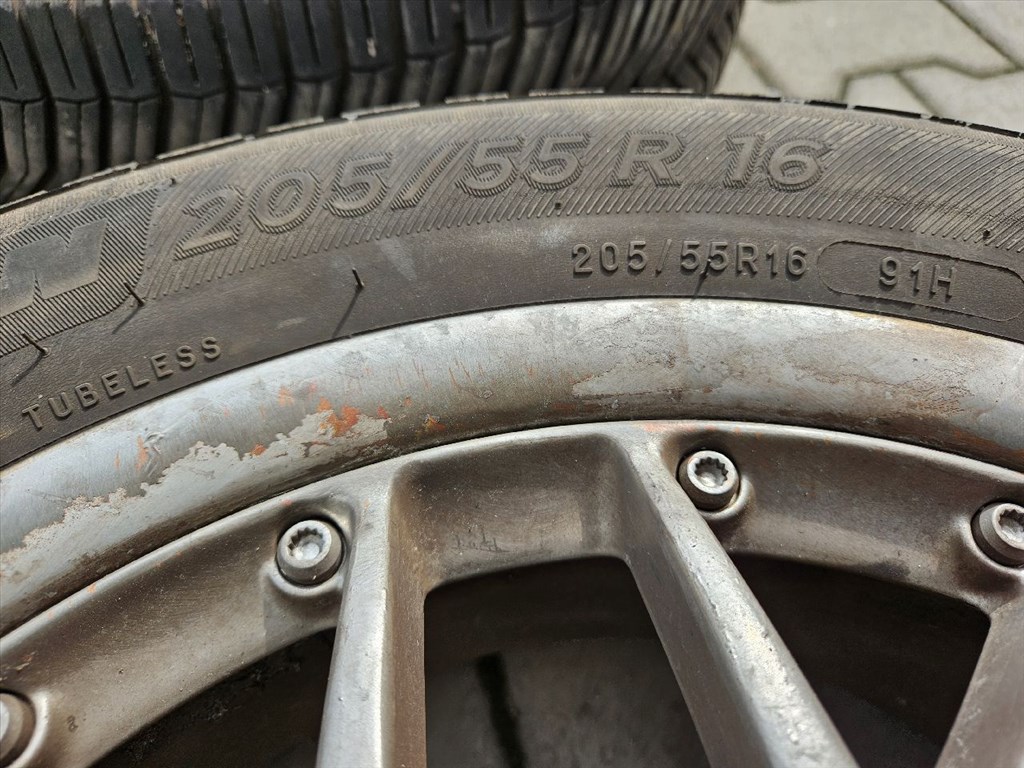  5x100 16" BBS alufelni garnitúra Michelin négyévszakos gumikkal (18481, 26154) 10. kép