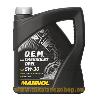 Mannol Dexos2 5W-30 motorolaj 4 L.