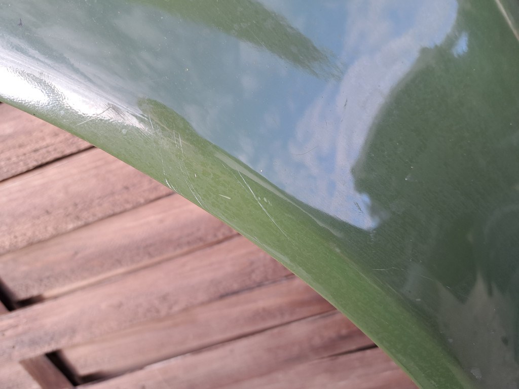 BMW E46 coupe cabrio facelift zöld bal elsõ sárvédõ 3. kép