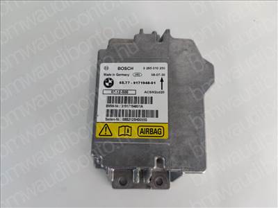 BMW 1 Cabrio (E88) Légzsákvezérlő egység/modul (9171948, 65779171948, 65779189905, 65779204849, 65779214813, 65779240083, 65779165623, 65779159795, 65779154109, 65779141776, 65779131529)