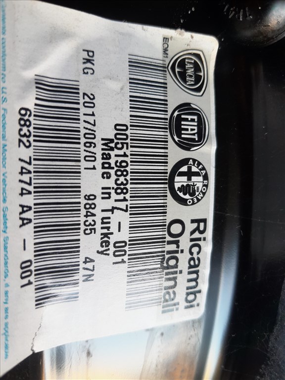  5x98 lyukosztású 6JJ 15" újszerű (gyári felni) lemezfelni 6. kép