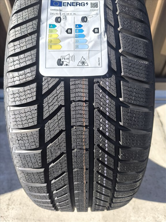 245/40R19 ÚJ Continental téli gumi garnitúra 245/40 r19 2. kép