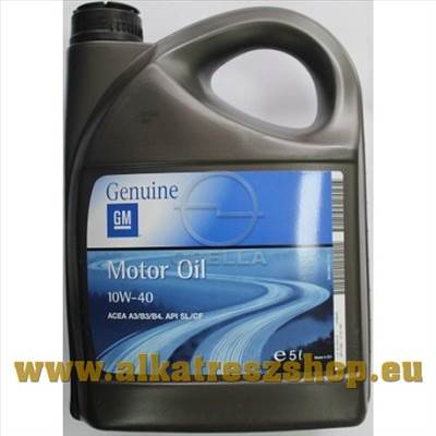 Opel,GM 10W-40 motorolaj 5 L.