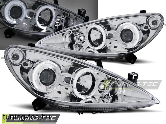 Peugeot 307 PEUGEOT 307 04.01-09.05 ANGEL EYES CHROME Tuning-T 1. kép