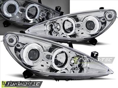 Peugeot 307 PEUGEOT 307 04.01-09.05 ANGEL EYES CHROME Tuning-T
