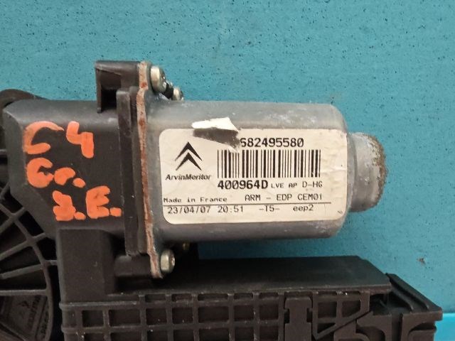 Citroën C4 II CITROËN C4 Jobb első Ablakemelő Szerkezet (Elektro 9682495580 3. kép
