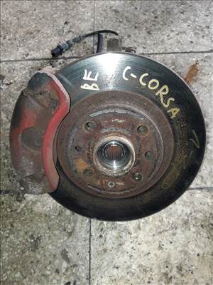 Opel Corsa C Bal Első Csonkállvány Kerékaggyal + Féknyereg + ABS Jeladó