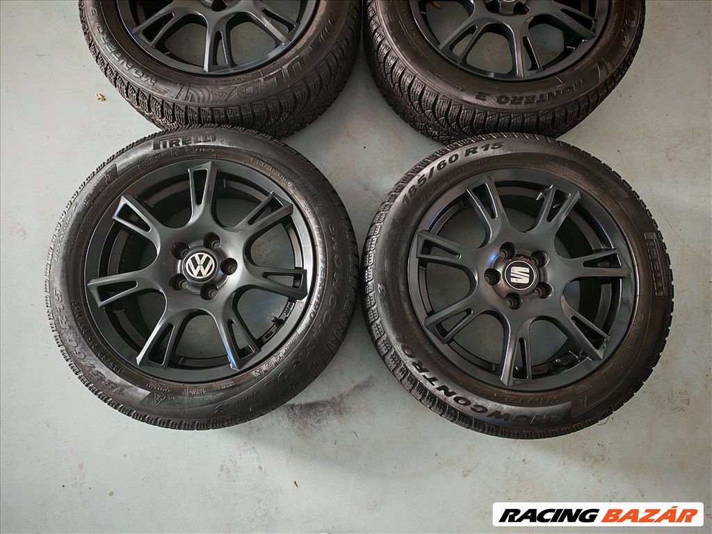 15" 5x100 VW, Seat, Skoda alufelni szett téligumikkal! 3. kép