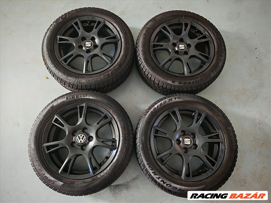 15" 5x100 VW, Seat, Skoda alufelni szett téligumikkal! 2. kép