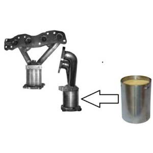 Suzuki SX4 katalizátor csonk kerémia betét 1.5 (RW415) és 1.6 (RW416) benzines motorokhoz EURO III, IV 600 cpsi (KATCOK110x130E4, 115x130E4,