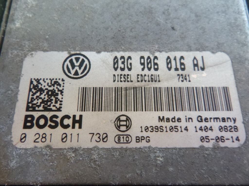 Seat Leon (1P) motorvezérlõ 03G906016AJ 0281011730 2. kép